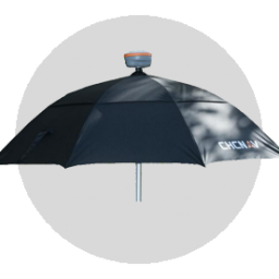 Schirm für GNSS-Stab